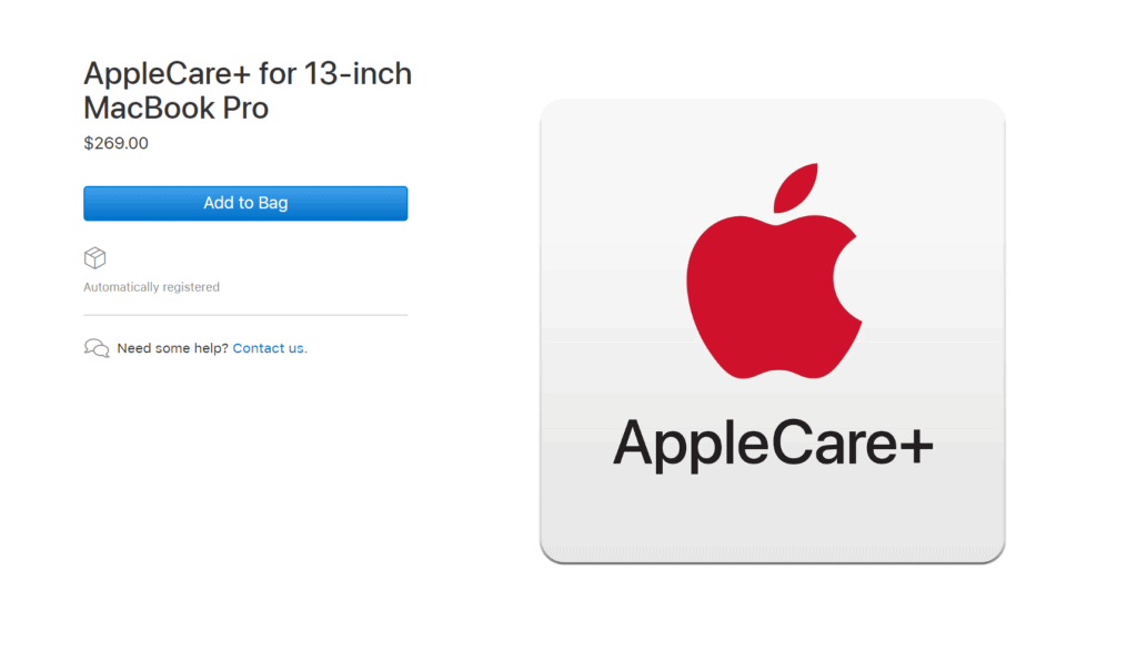 AppleCare cho Macbook Pro 13 inch